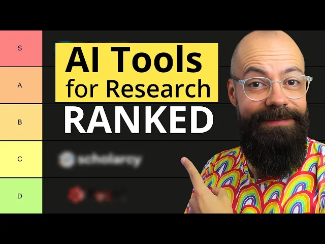 Academic AI Tools Tier List: 20 Best & Worst AI Tools RANKED!