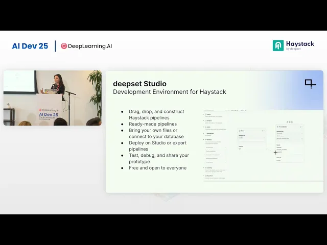 AI Dev 25 | Bilge Yücel: Building and Deploying Agentic Workflows with Haystack