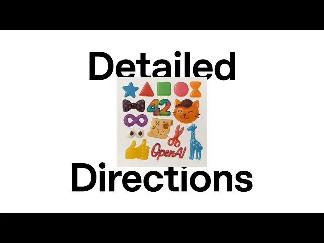 Detailed Directions with 4o Image Generation