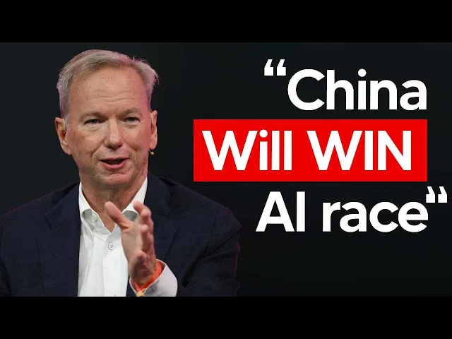 Eric Schmidt Drops AI BOMBSHELL. China Might WIN The AI Race…