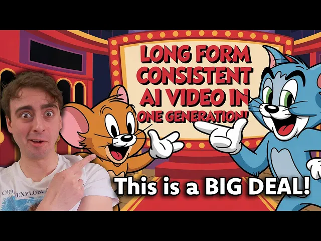 Finally! New AI Video ONE SHOTS Tom & Jerry Cartoons w CONSISTENT STORIES!