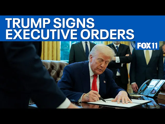 LIVE: Donald Trump signing executive orders on education, AI