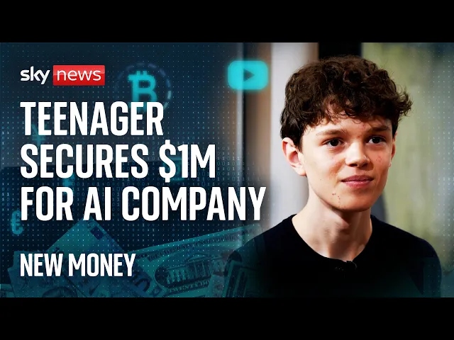Meet the teenage AI company founder who secured a $1m investment