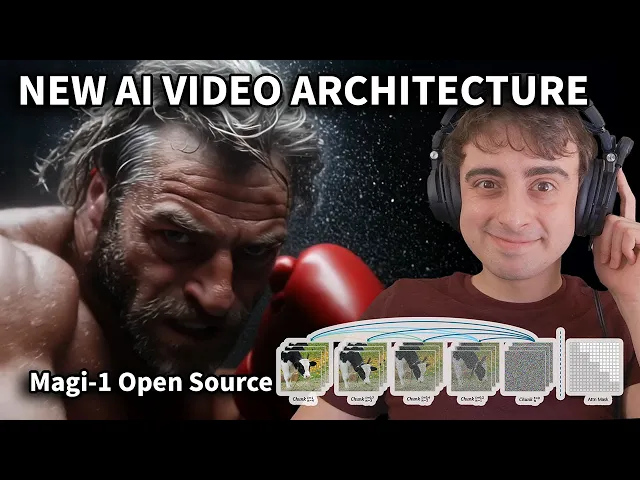 Open Source AI Video BEAST! Magi-1 Autoregressive Open Source AI Video