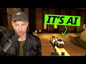 QUAKE 2 but COMPLETELY AI GENERATED