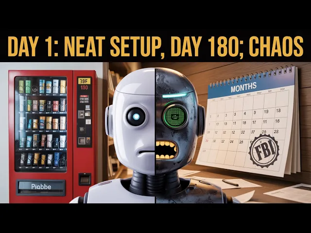 AI Managed a Vending Machine for 6 Months… It Called the FBI
