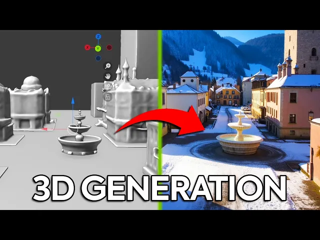 Create AMAZING 3D Scenes in Blender with ComfyUI! (Tutorial)