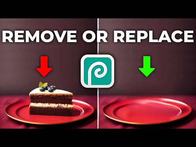 EASILY Replace & Remove Objects with AI! (Photopea Tutorial)