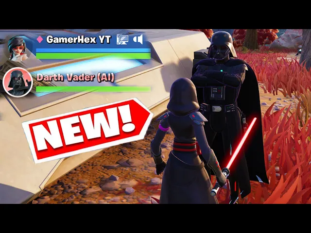 NEW AI Darth Vader in Fortnite Star Wars Update