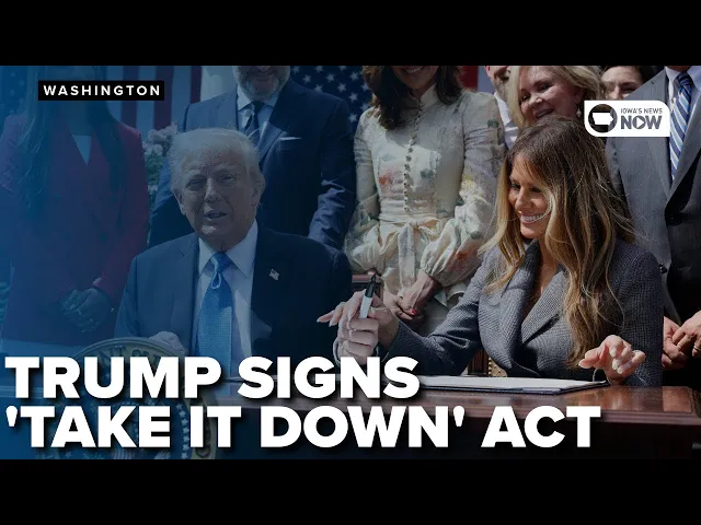 Trump signs ‘TAKE IT DOWN Act’ targeting AI-generated explicit imagery
