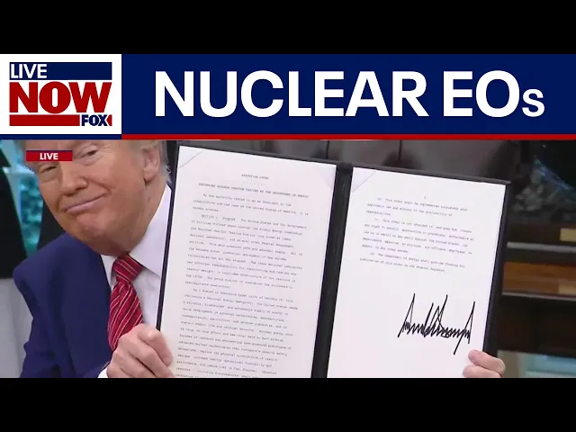 WATCH FULL: Trump signs multiple EOs on nuclear energy and AI