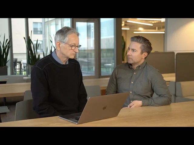 Web exclusive: AI pioneer Geoffrey Hinton uses current AI models