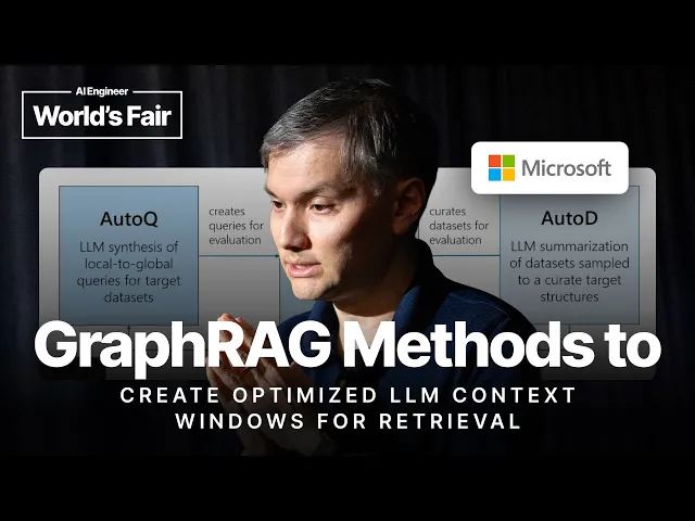 GraphRAG methods to create optimized LLM context windows for Retrieval