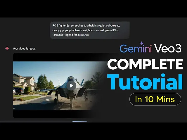 Veo 3 Tutorial – How To Use Googles Veo 3 (Complete Guide)