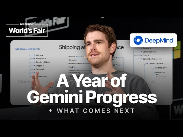 A year of Gemini progress + what comes next — Logan Kilpatrick, Google DeepMind