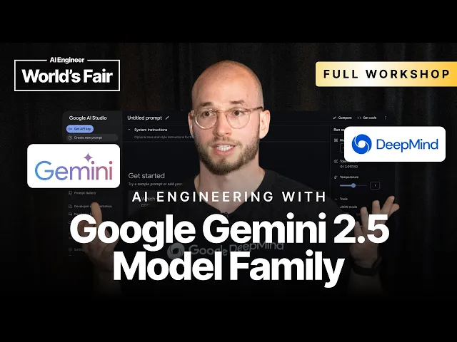 AI Engineering with the Google Gemini 2.5 Model Family – Philipp Schmid, Google DeepMind
