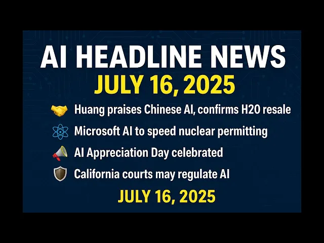 AI NEWS JULY 16TH
