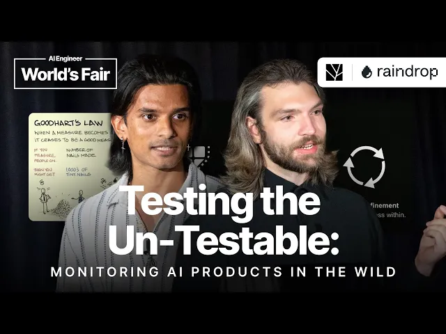 Building AI Products That Actually Work — Ben Hylak (Raindrop), Sid Bendre (Oleve)