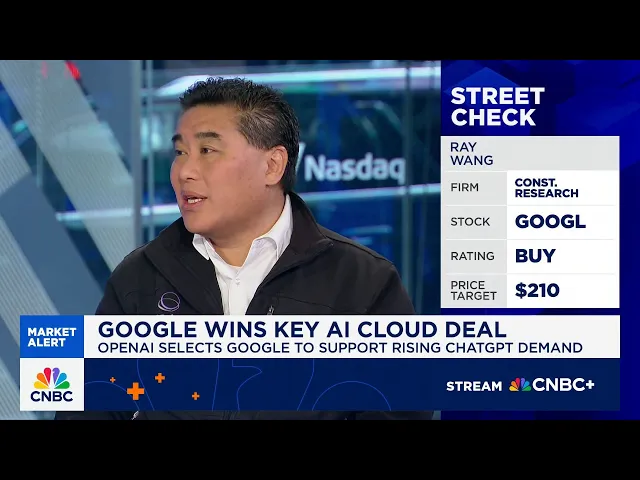 Google might be in the lead in their AI capability, says Constellation’s Ray Wang