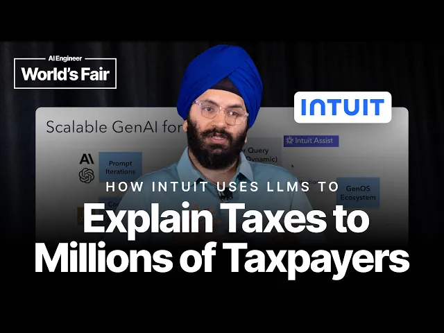 How Intuit uses LLMs to explain taxes to millions of taxpayers