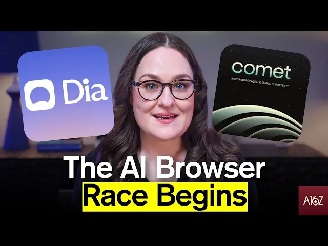 Live Demo & Review of the Newest AI Browsers: Dia vs Comet