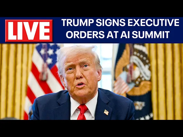 LIVE: President Donald Trump to sign Executive Orders at AI Summit