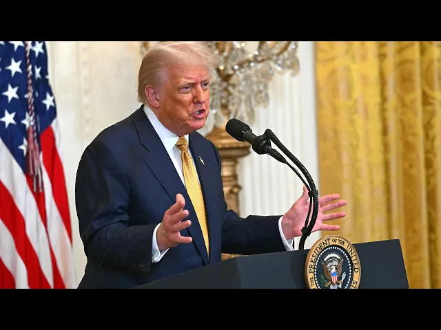 LIVE: Trump signs executive orders at AI summit