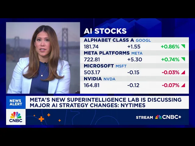 Meta’s new superintelligence lab is discussing major AI strategy changes: NYT