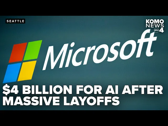 Microsoft announces $4 billion AI training initiative amid recent layoffs
