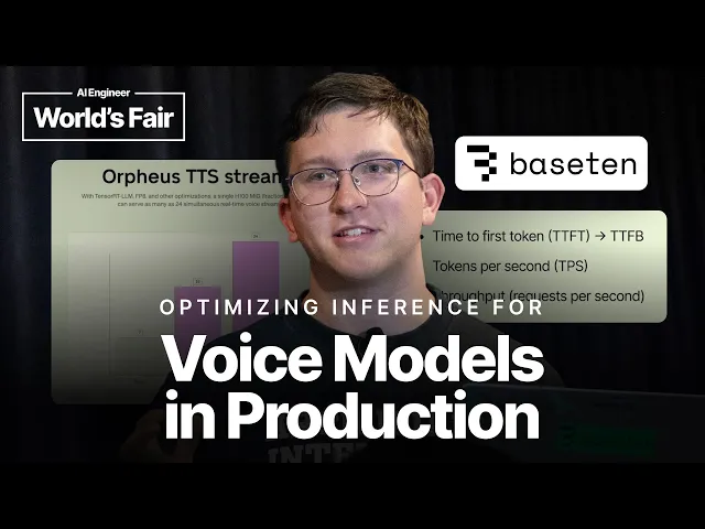Optimizing inference for voice models in production