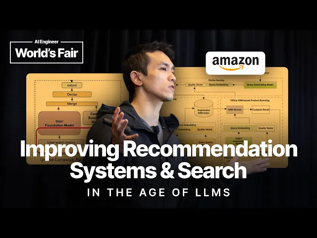 Recsys Keynote: Improving Recommendation Systems & Search in the Age of LLMs
