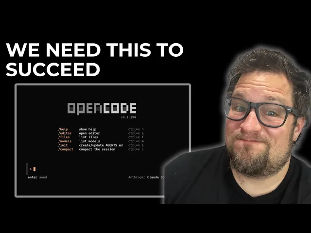 We really need something like opencode to succeed!