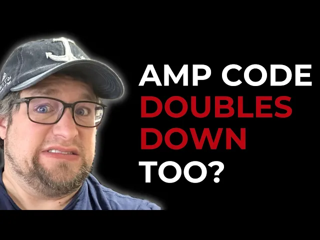 Why do this Amp Code? You are so good!!!!!!!